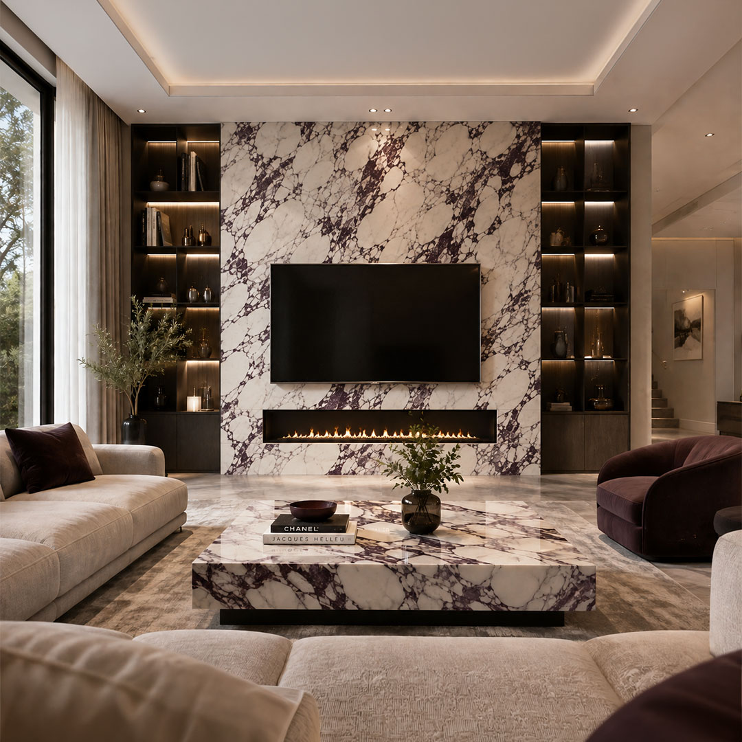 Calacatta Viola Marble: Add a Powerful Artistic Aesthetic to Spaces